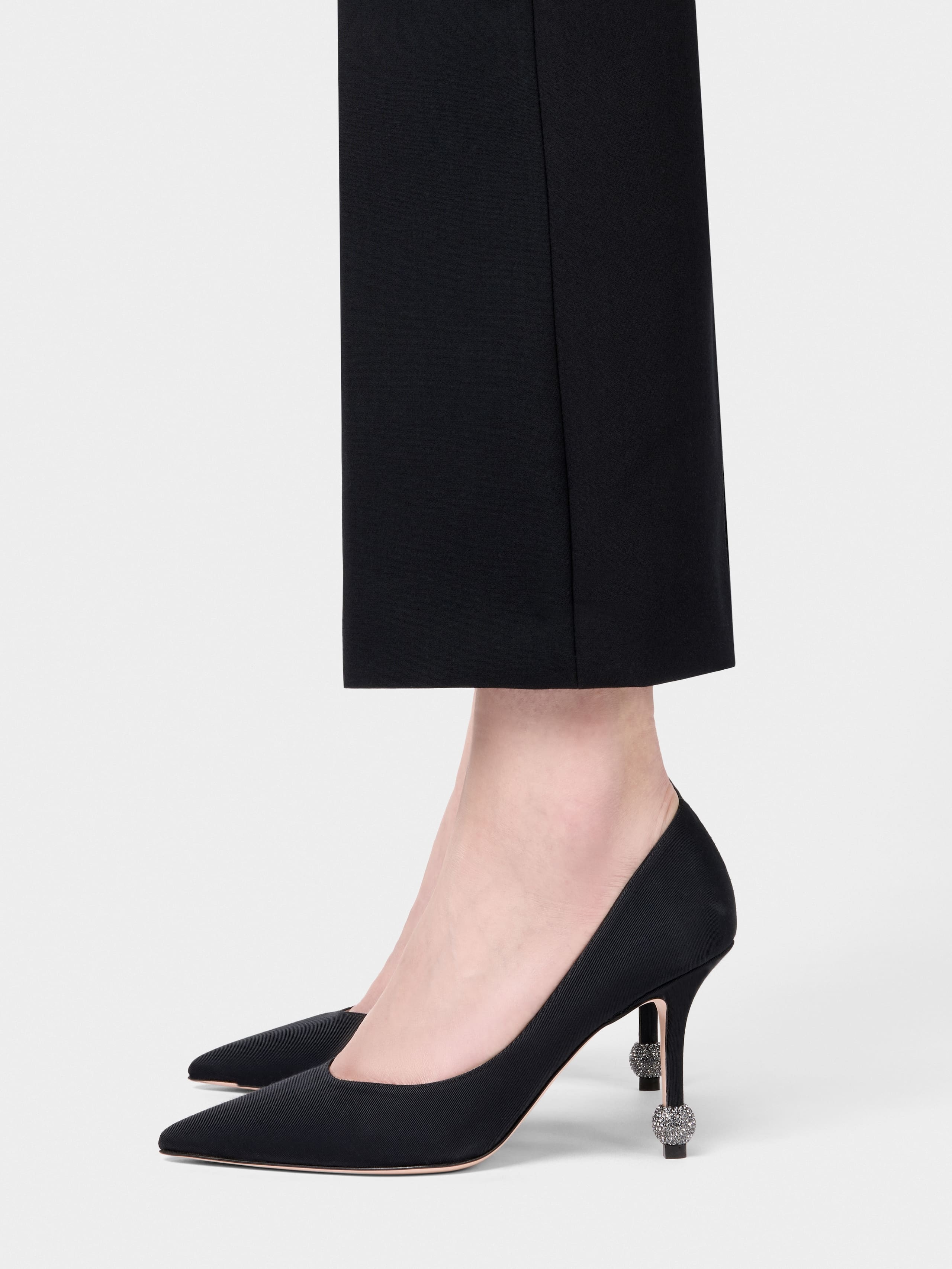 Jewel Heel Pumps in grosgrain - 8
