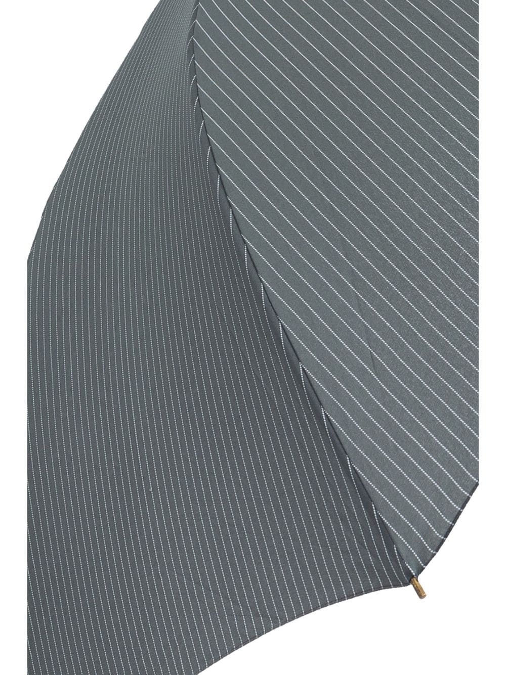 striped crook-handle umbrella - 4