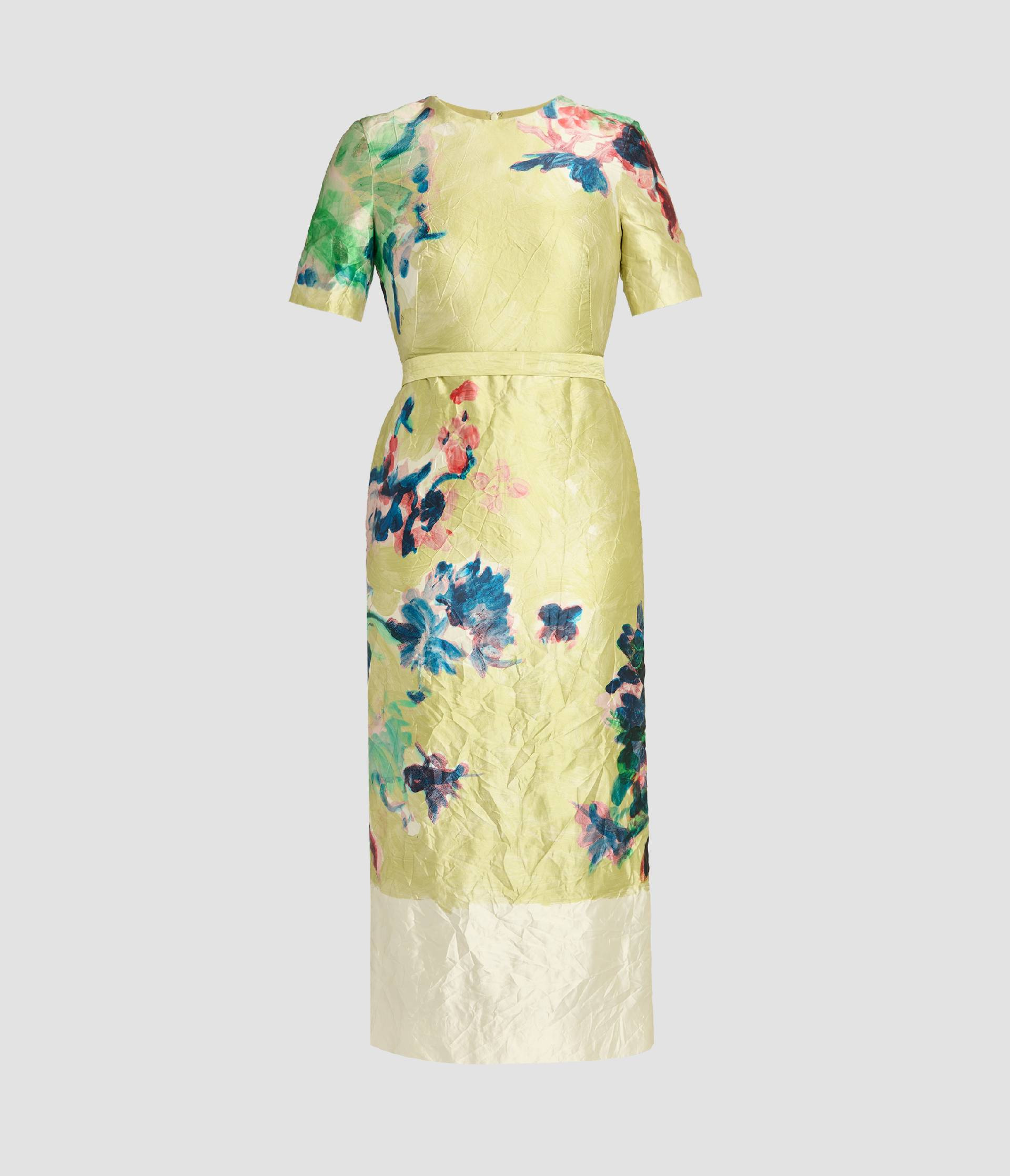 SHORT SLEEVE MIDI DRESS - 2