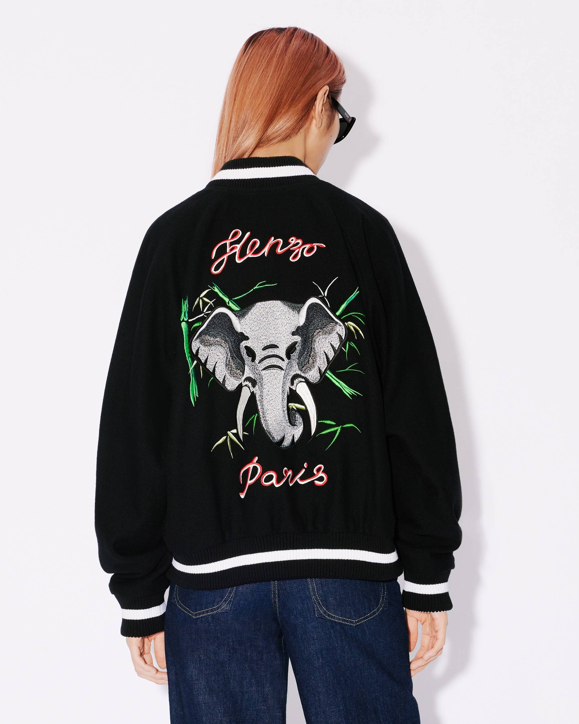 KENZO Elephant' reversible embroidered unisex jacket - 2