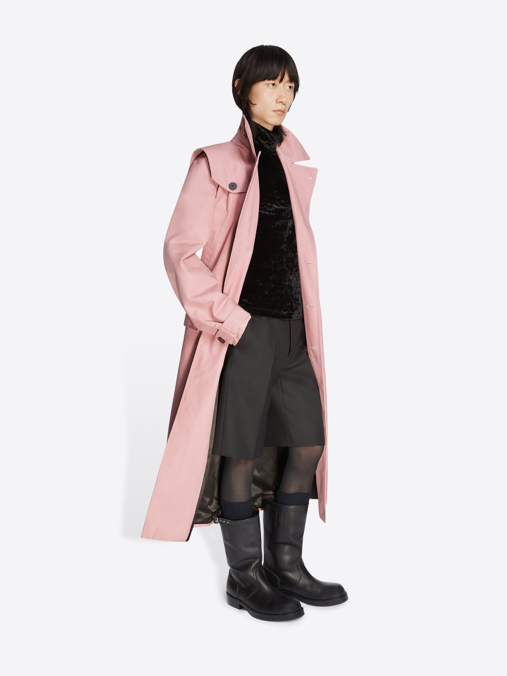 COTTON TRENCH COAT - 3