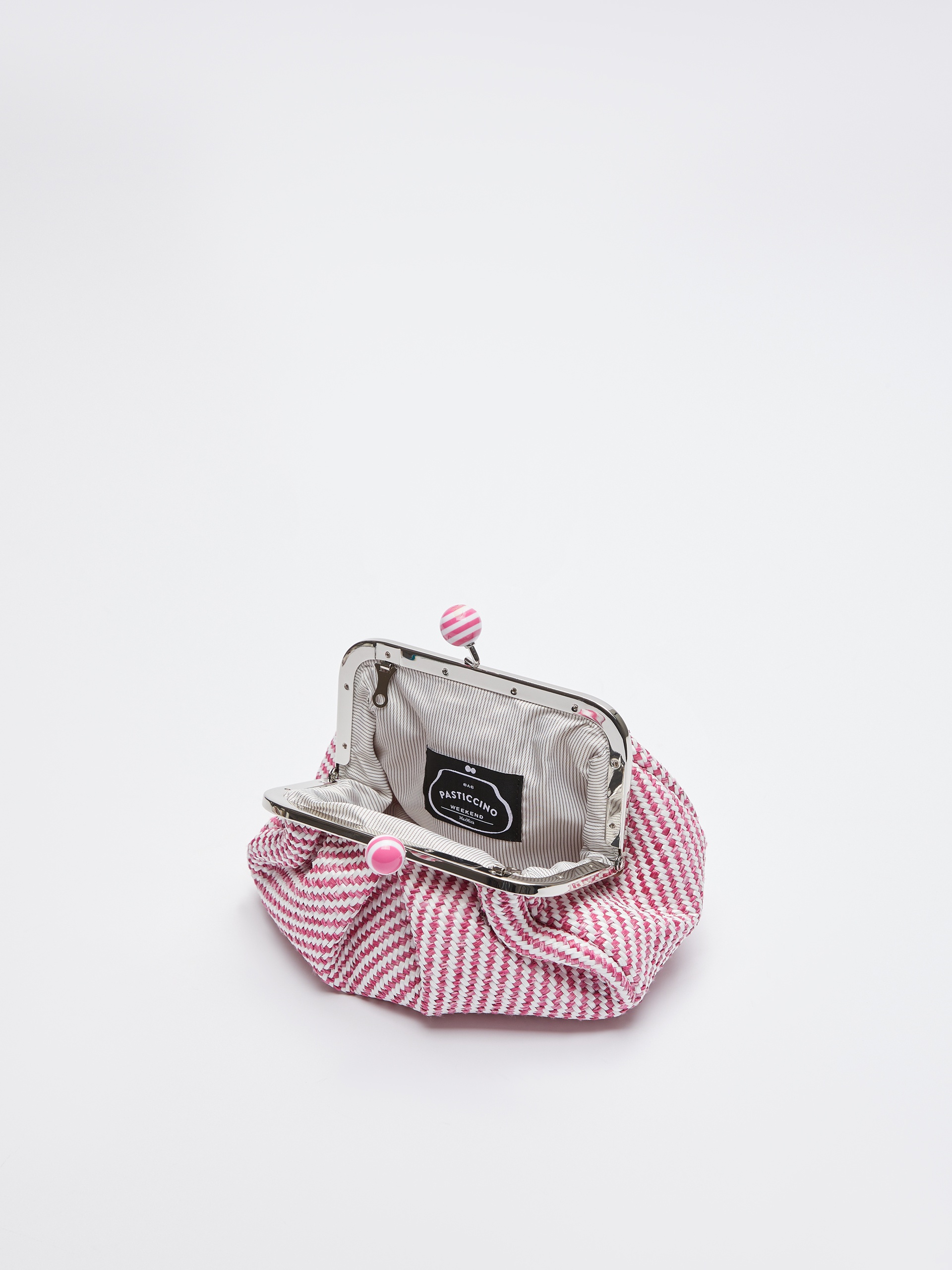 QUINCY Small Pasticcino Bag in raffia - 4