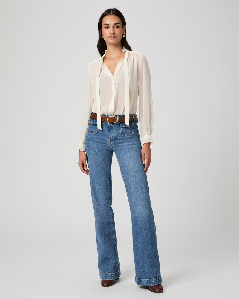 PAIGE Leenah 32" Wide Leg Jean outlook