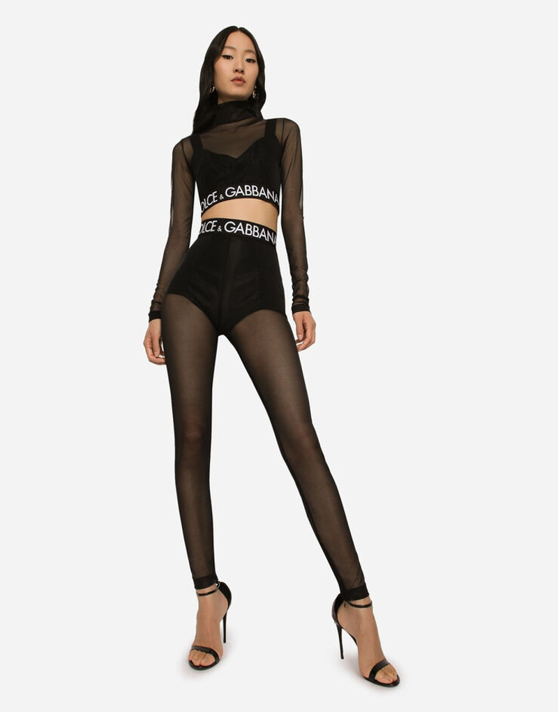 Tulle turtle-neck top 5