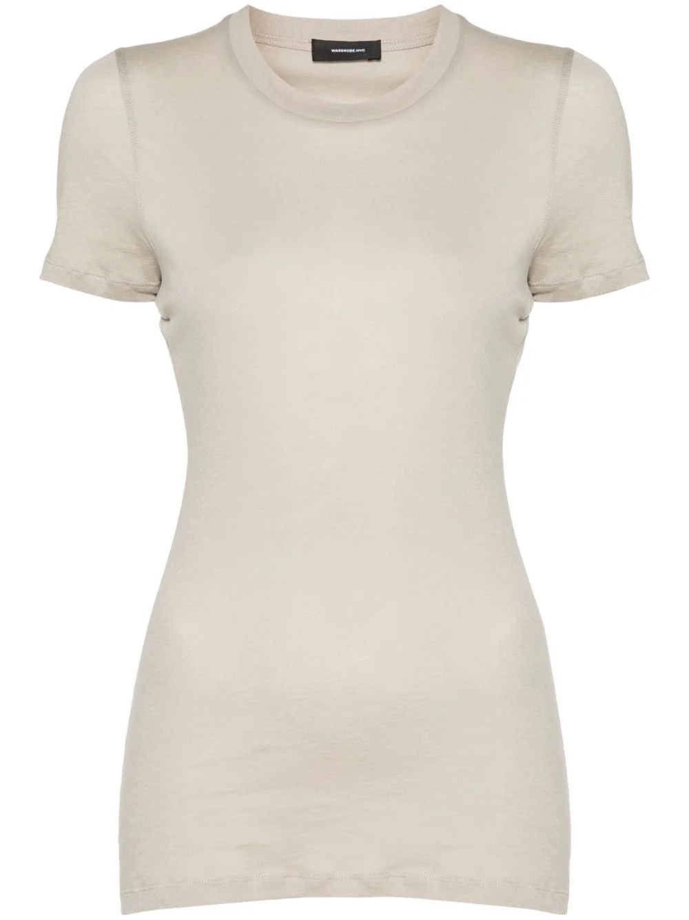 crew-neck cotton T-shirt - 1