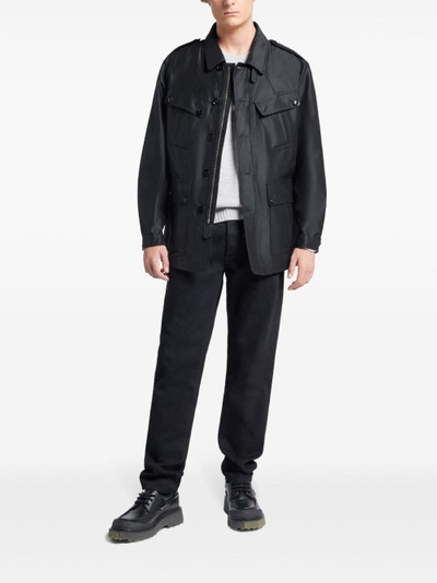 TOM FORD panelled faille shirt jacket outlook