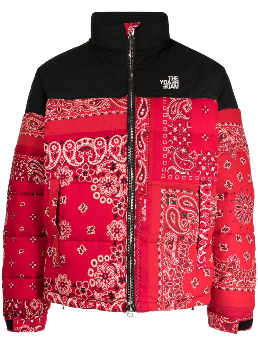 Readymade bandana-print padded down jacket | REVERSIBLE