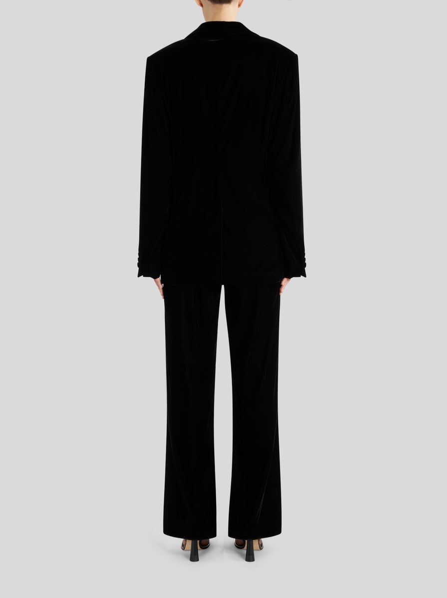 VELVET OVERSIZE JACKET - 4