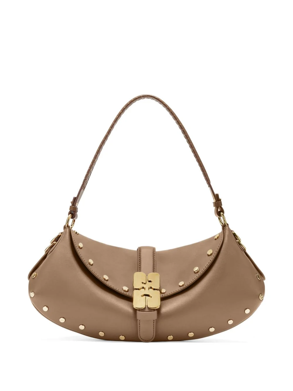 B-Kat studded buckle shoulder bag - 1