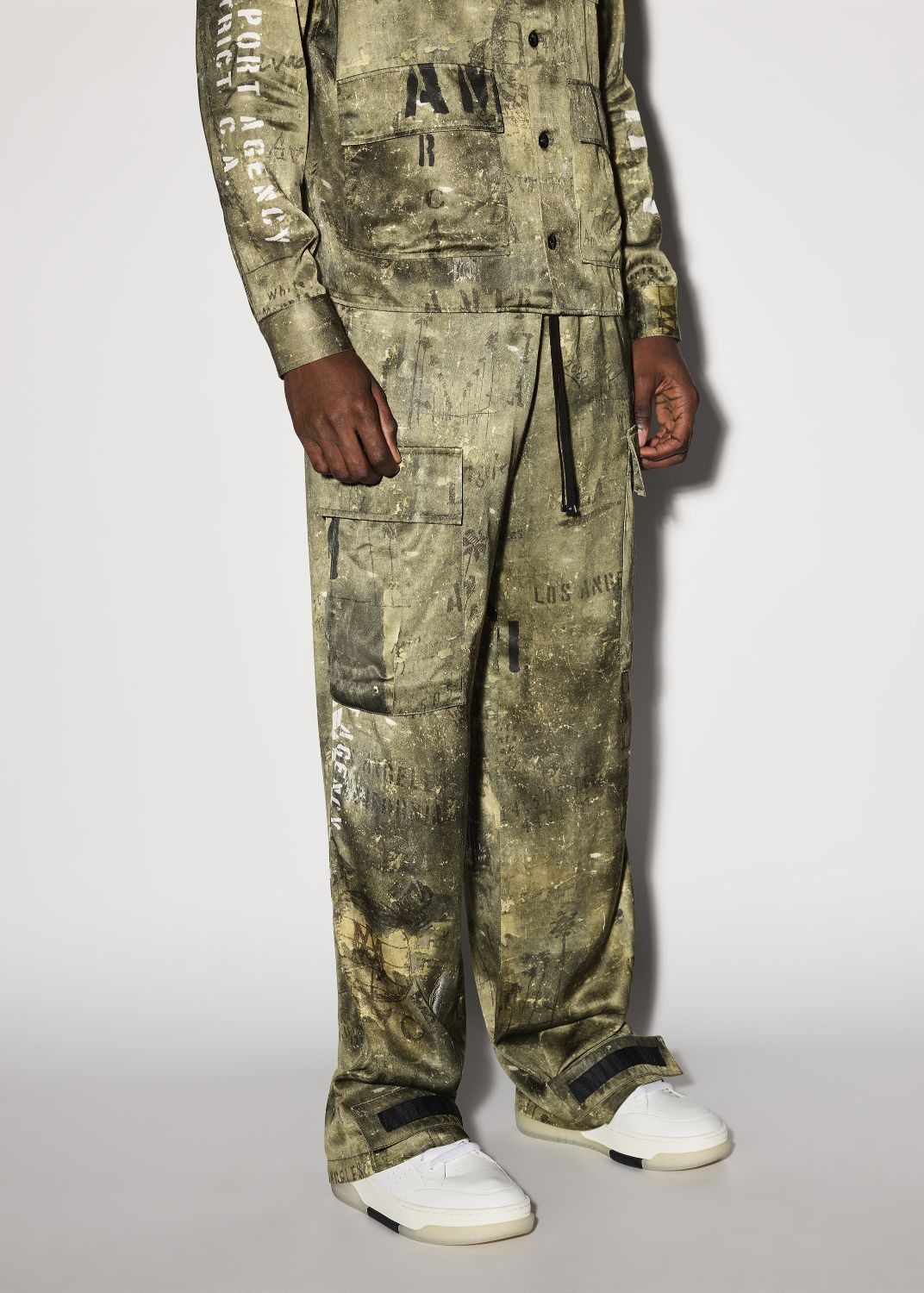 ARMY STENCIL CARGO PANT - 3