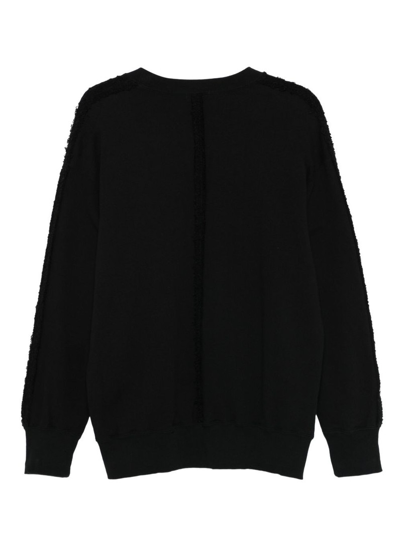 Comme des Garçons Homme frayed-edge sweatshirt outlook