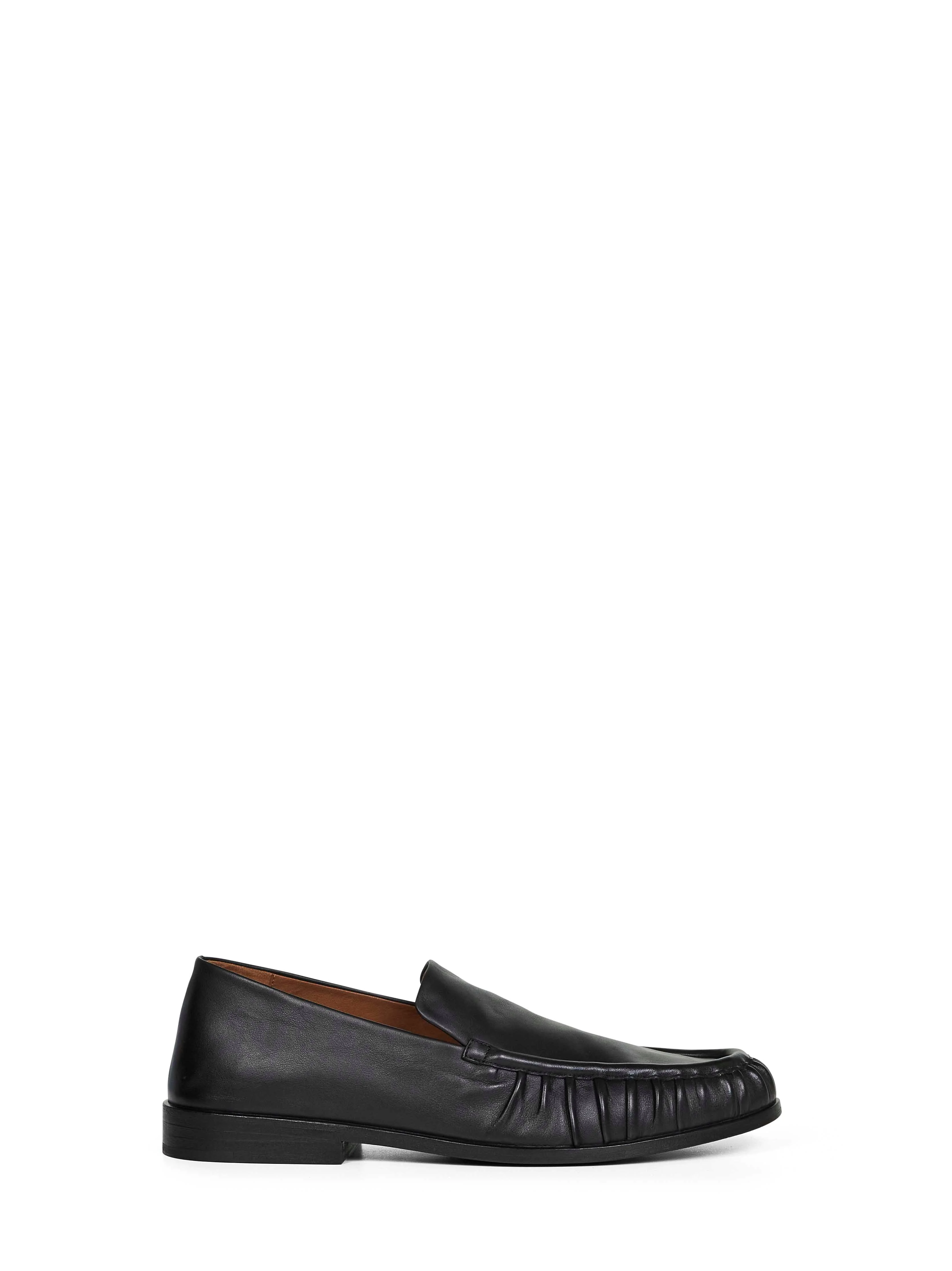 Marsell Men Black Soft Smooth Leather Loafers - 1