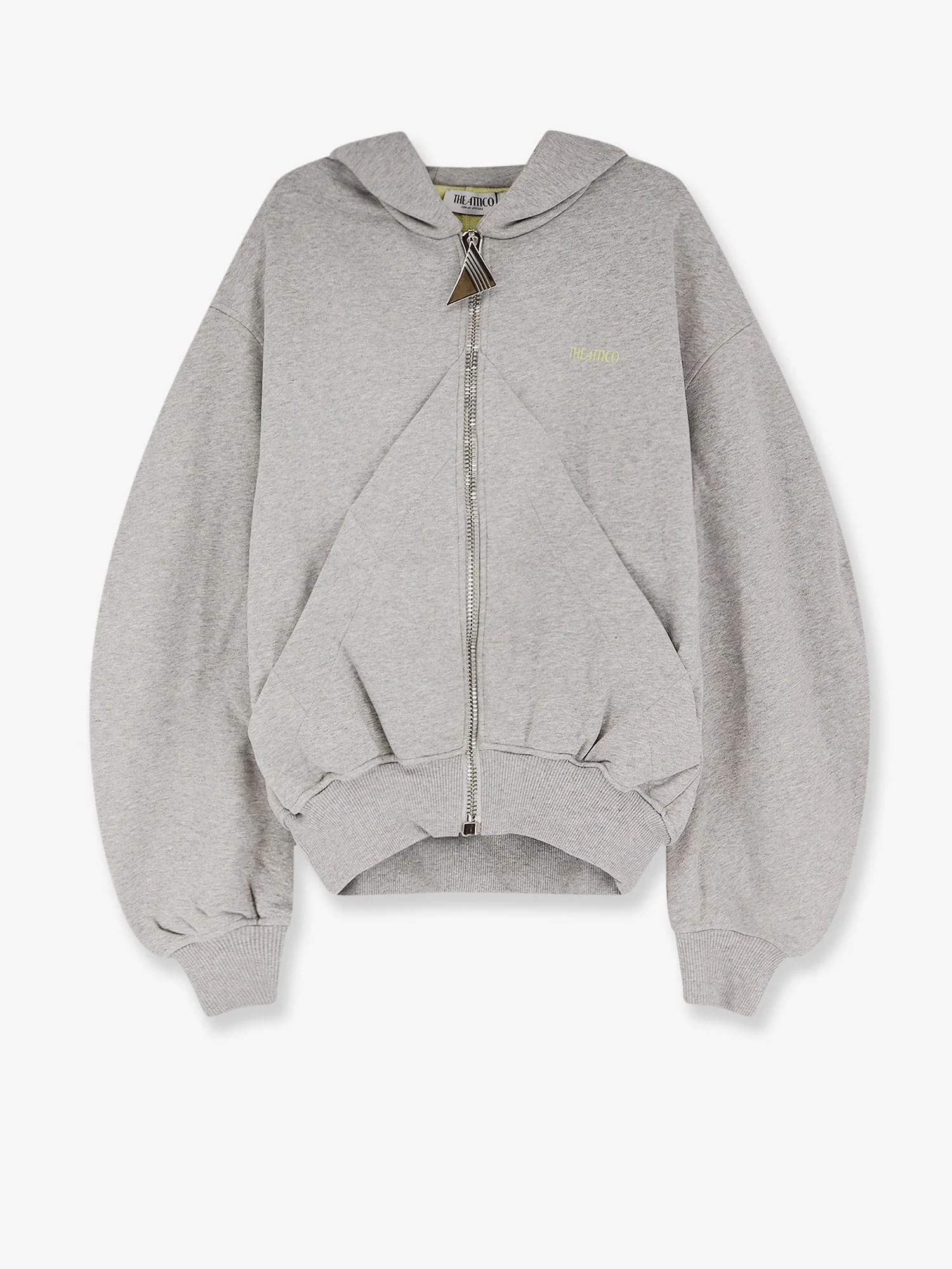 The Attico Cotton Sweatshirt With Hood - 1