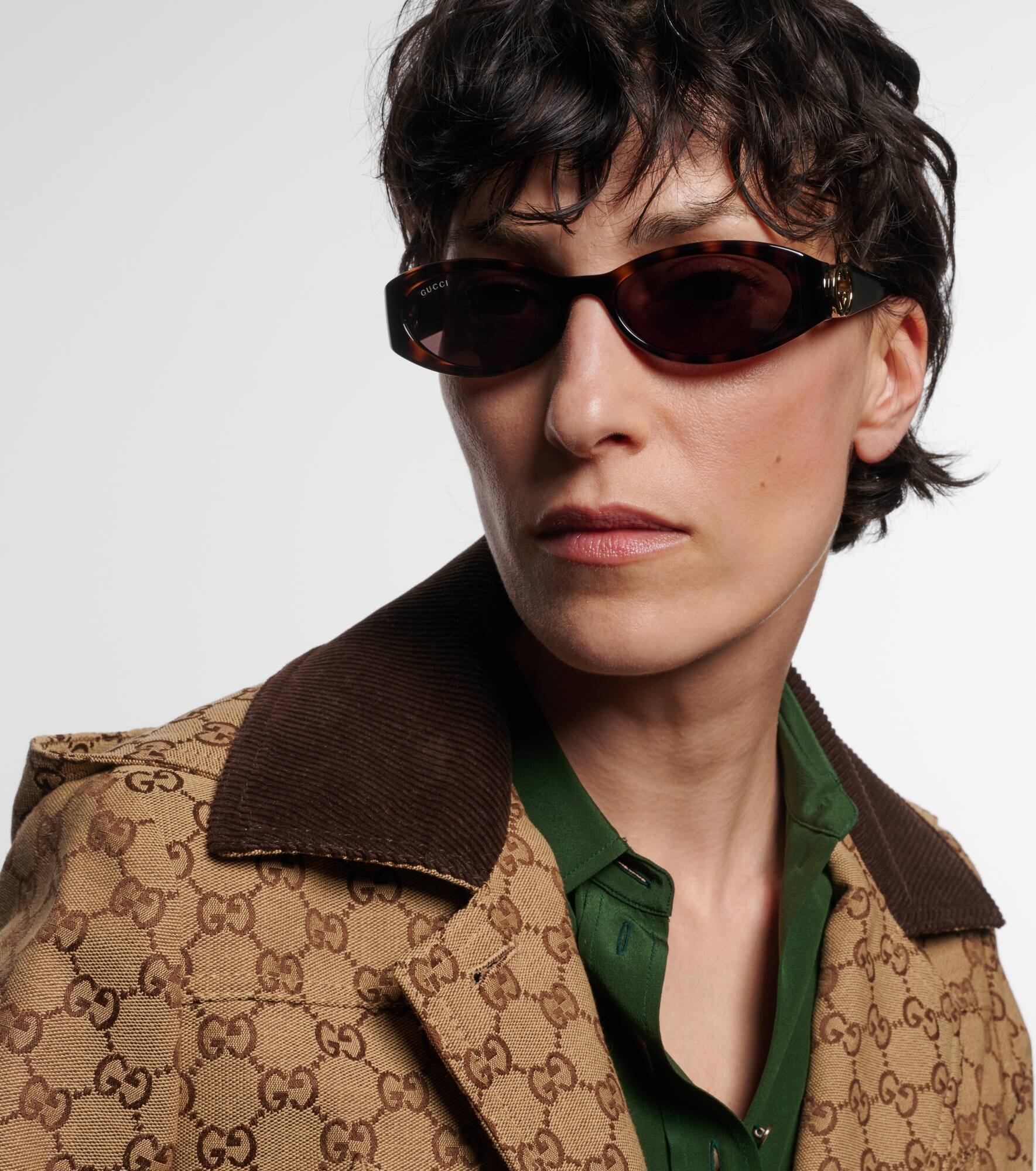 Interlocking G oval sunglasses - 3