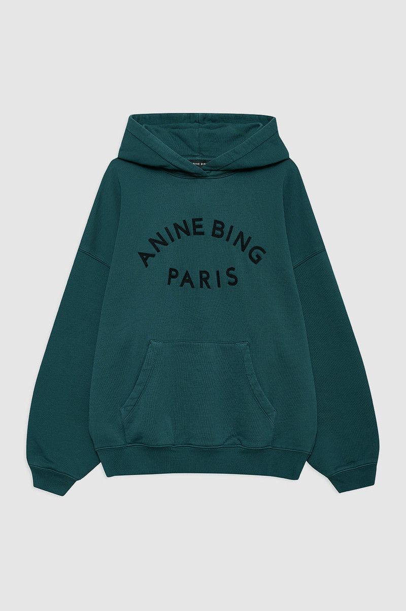 Harvey Sweatshirt Paris - Dark Teal 1