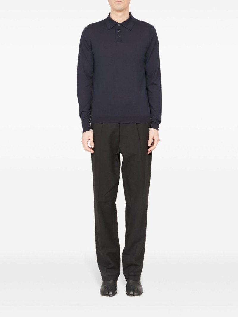 Maison Margiela wool polo jumper outlook