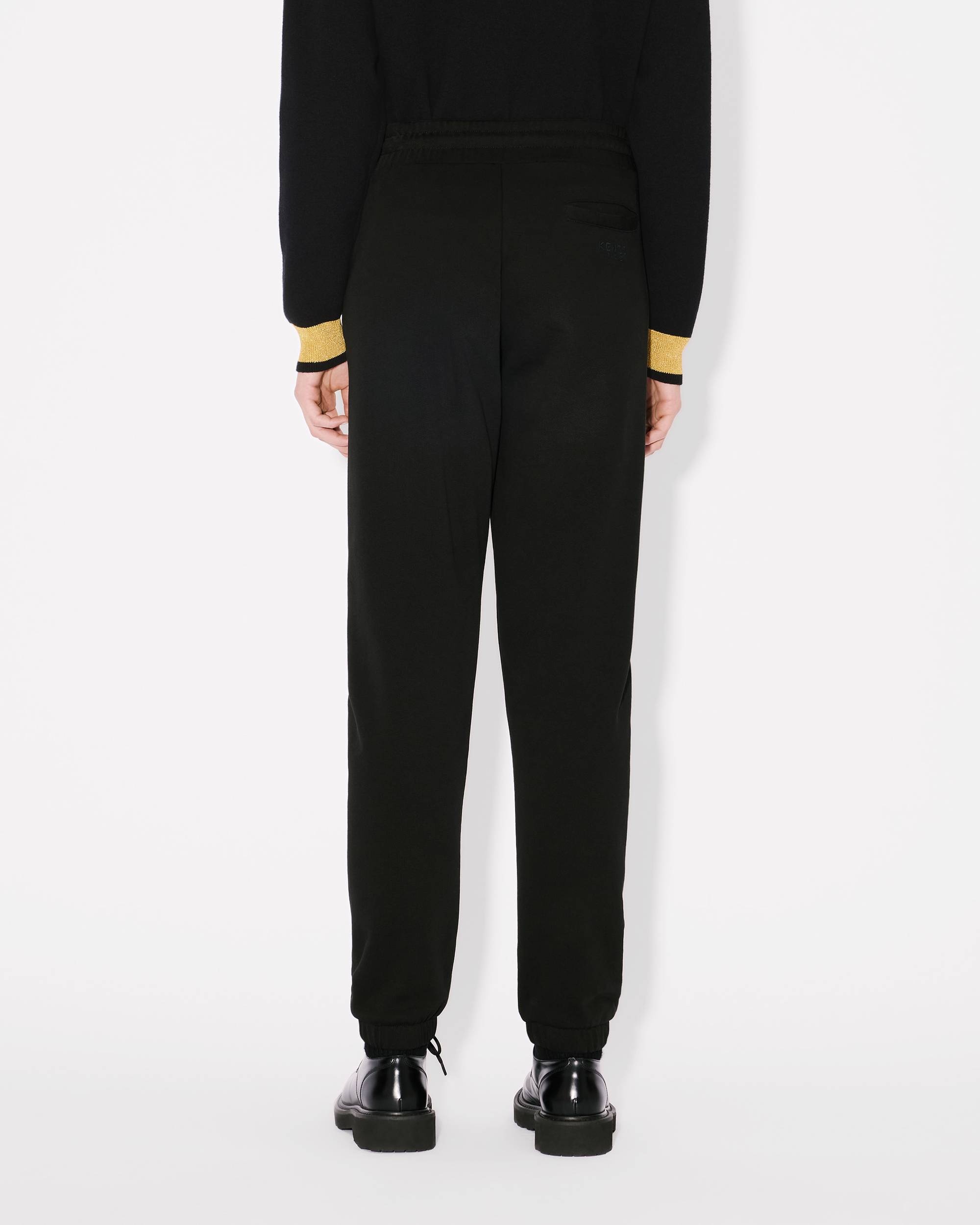 'Boke Flower' embroidered jogpants in cotton - 5