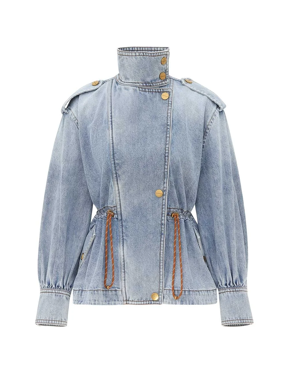 DENIM UTILITY JACKET - 1