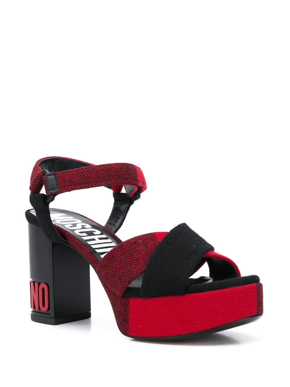 chunky-heel logo sandals - 2