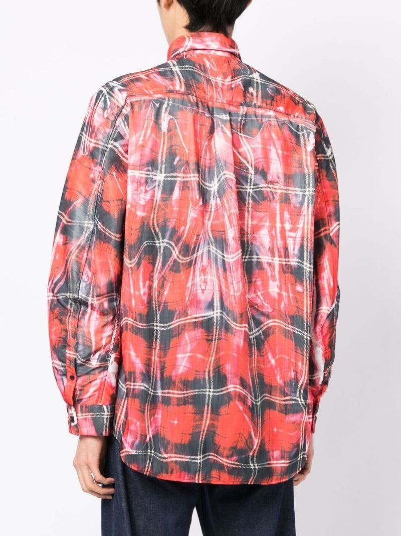 Mirage check-pattern shirt - 4