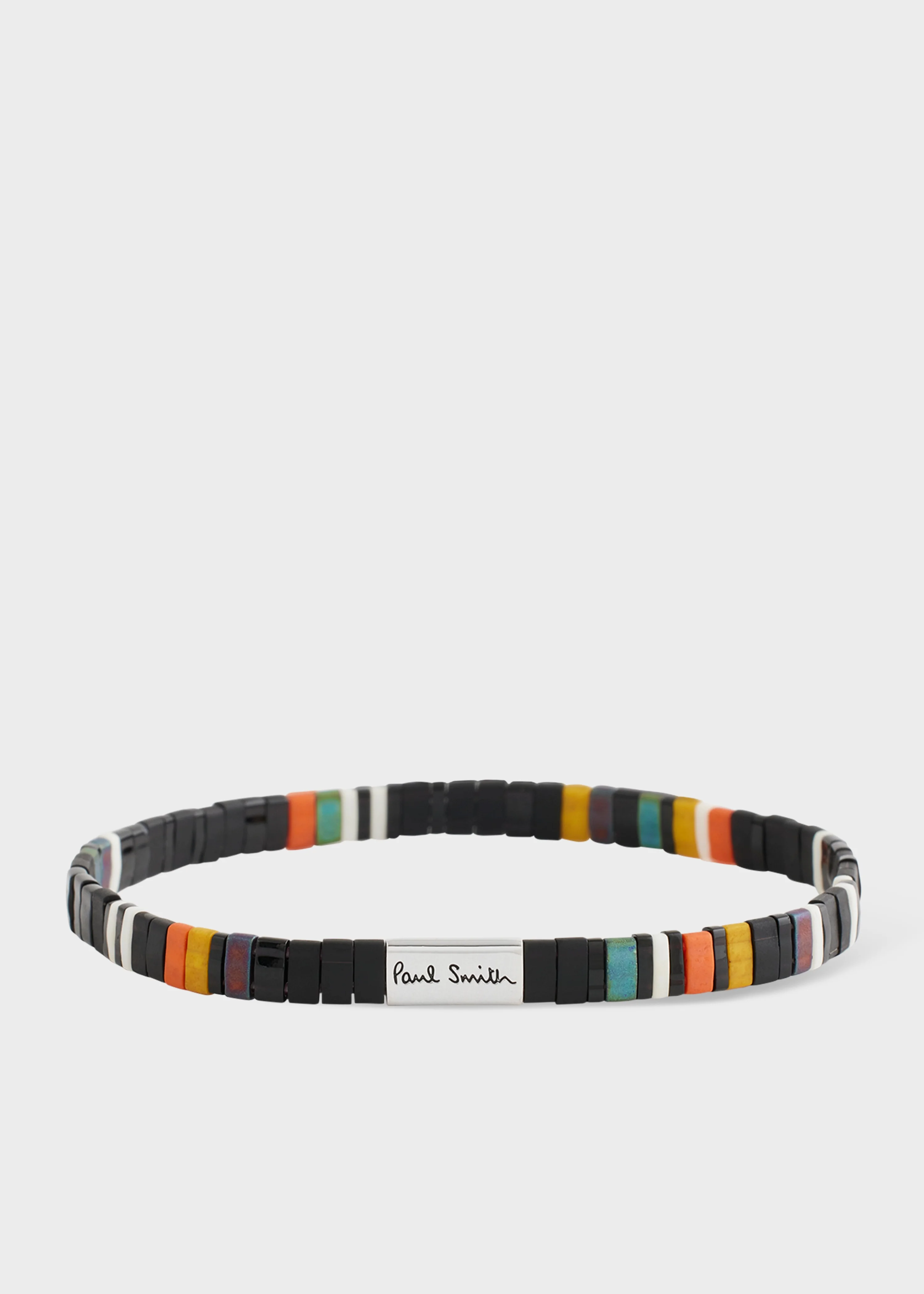 Multicolour Flat Bead Bracelet - 1