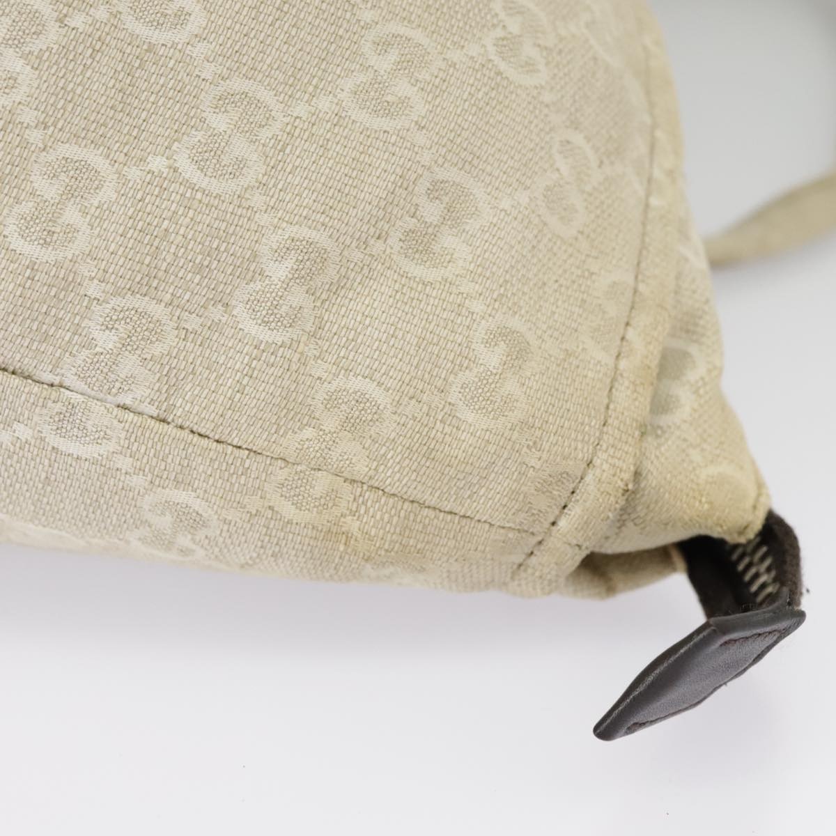 GUCCI GG Canvas Tote Bag Beige Silver - 6