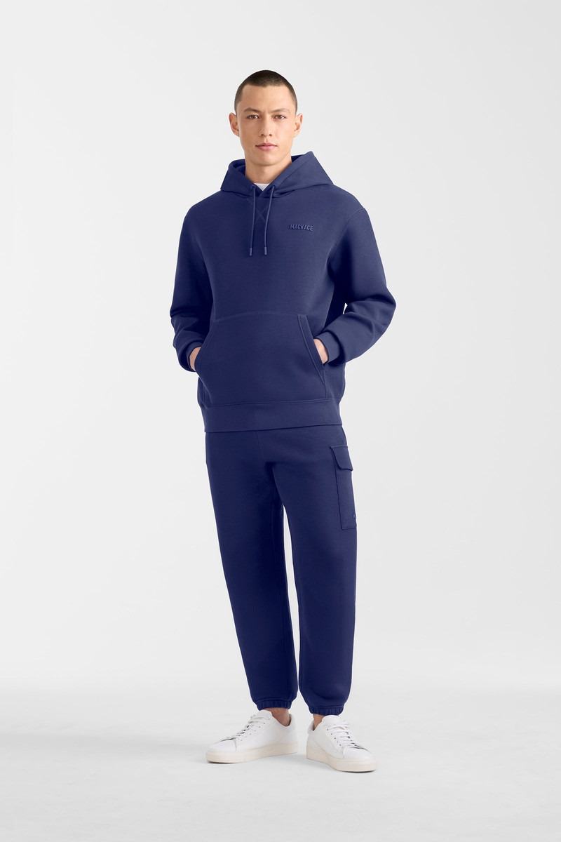 KOLTON-Z Double-Face Jersey Logo Hoodie 8