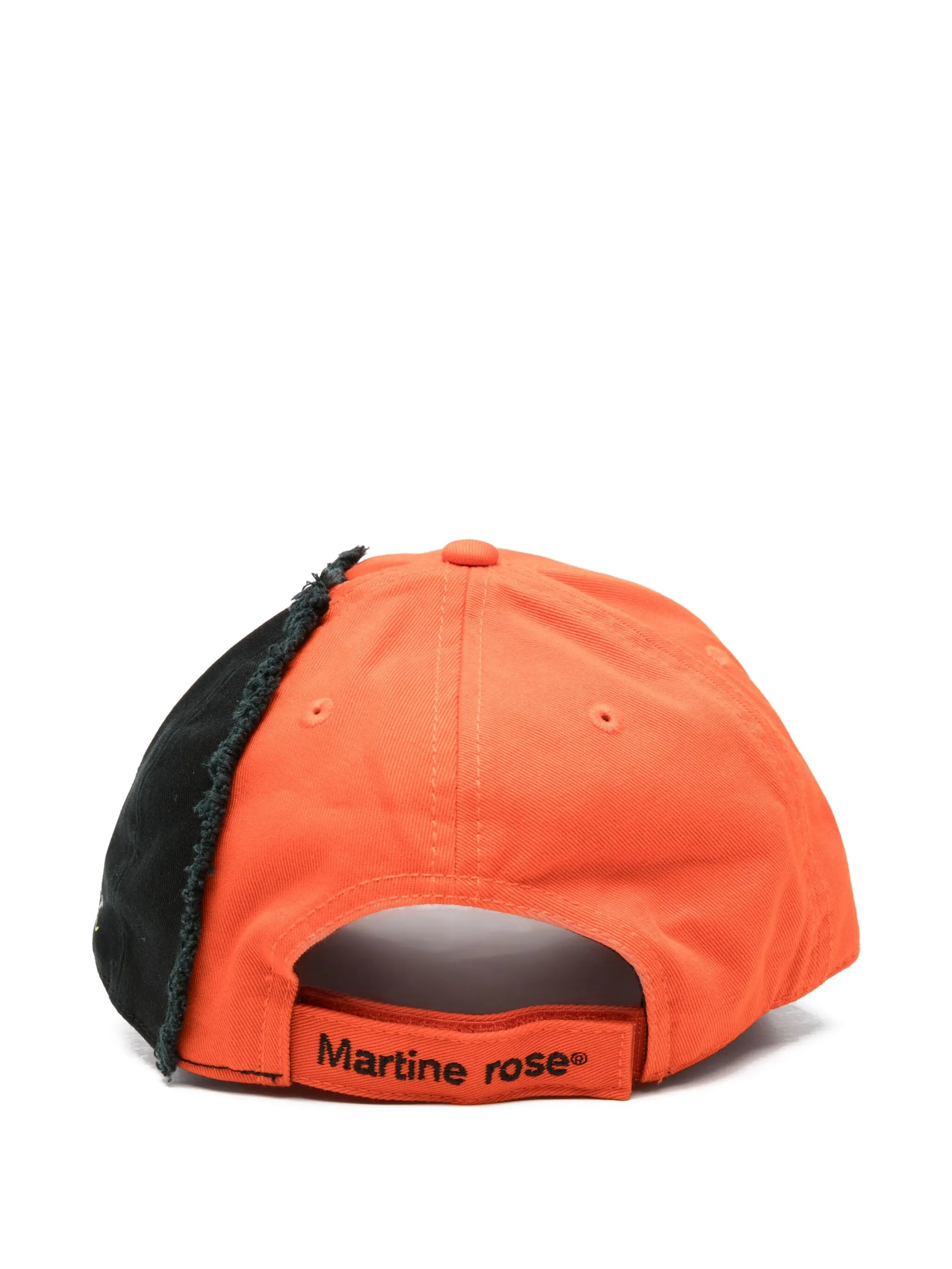 Martine Rose Two-tone Frayed-edge Cap - 3