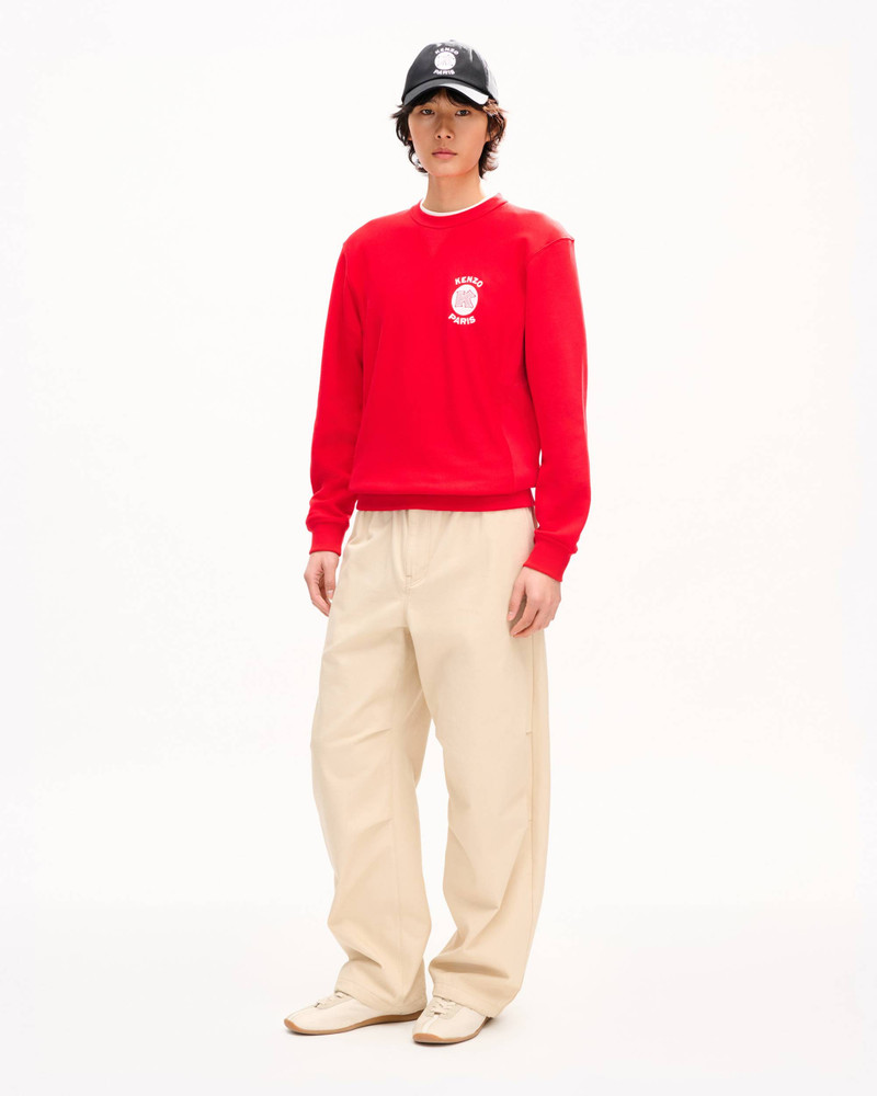 KENZO 'KENZO Paris Emblem' embroidered sweatshirt in cotton outlook