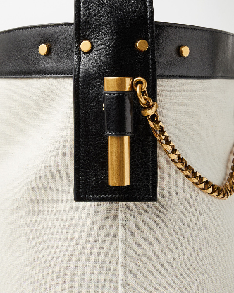 Pivot Large Canvas Bucket Bag 8