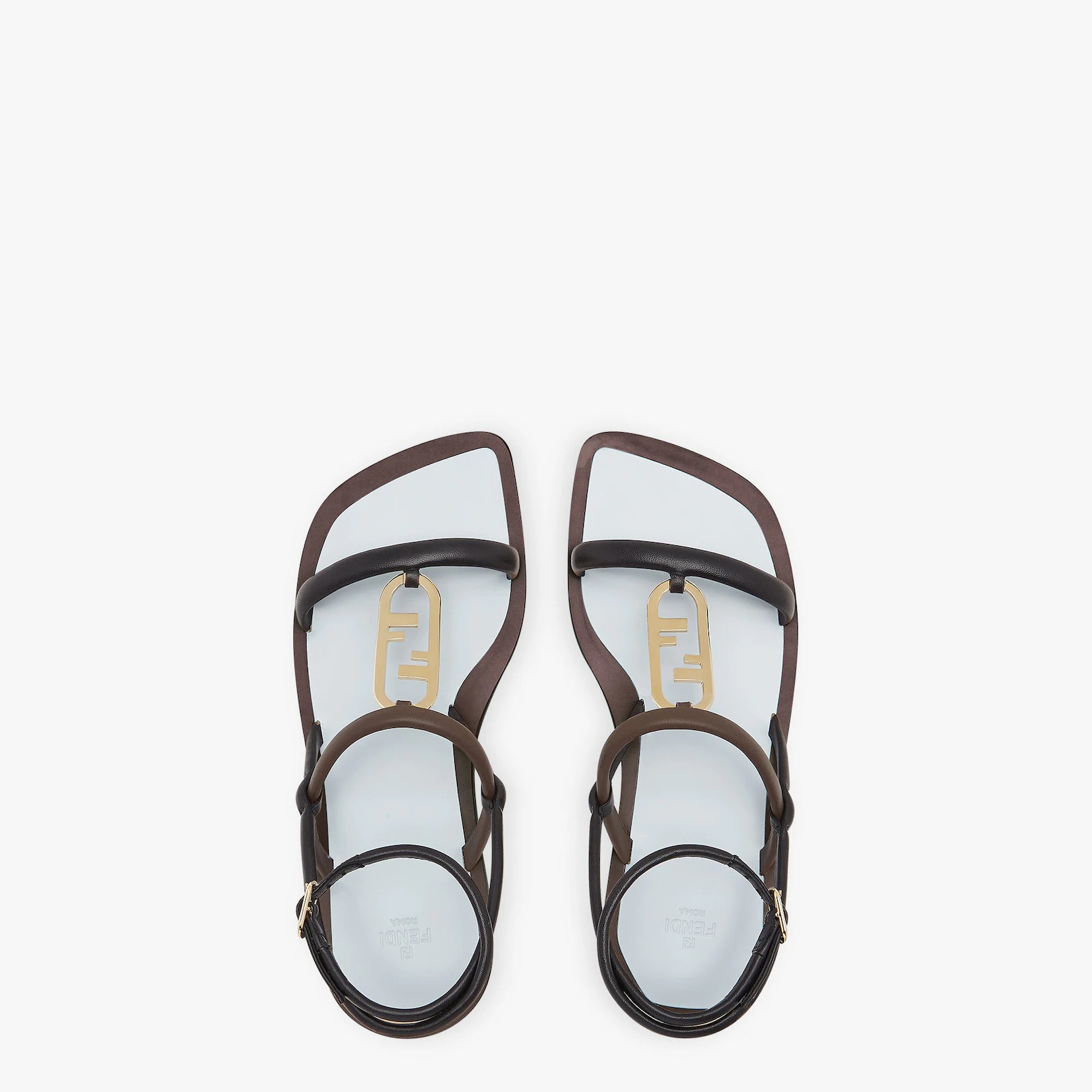 Multicolor nappa leather sandals - 4