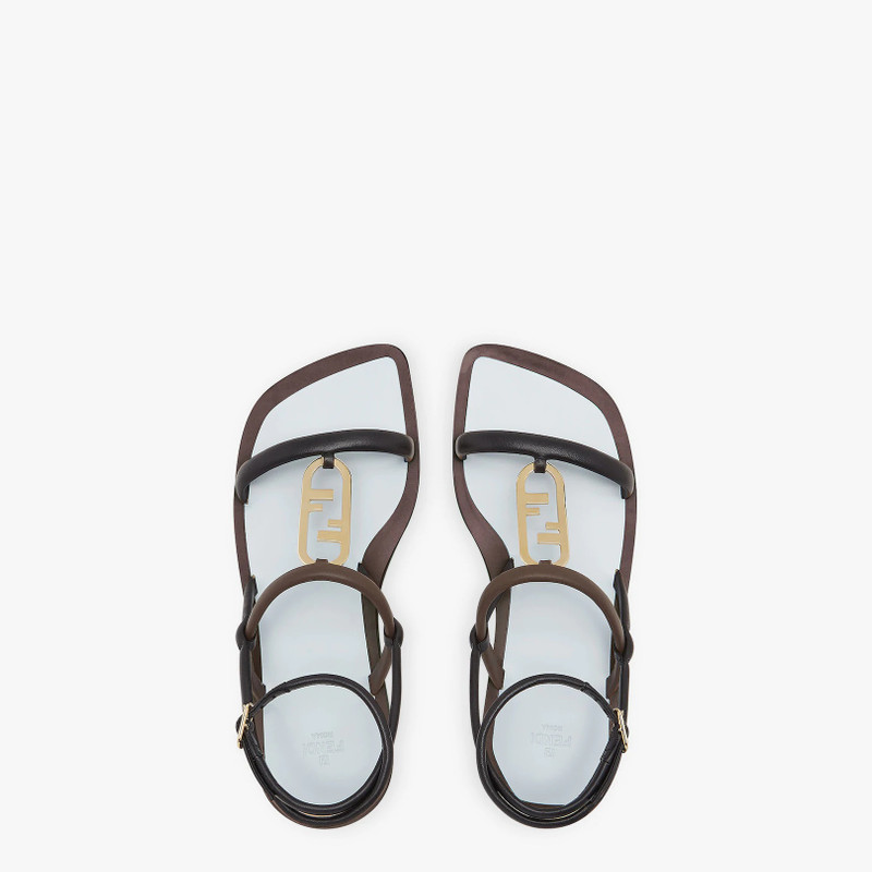 Multicolor nappa leather sandals 4