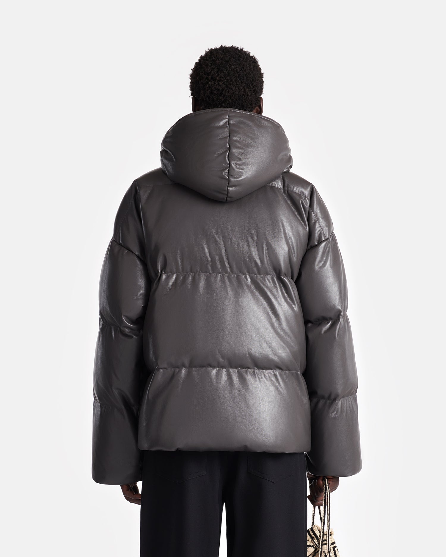 Okobor™ Alt-Leather Puffer Jacket - 5