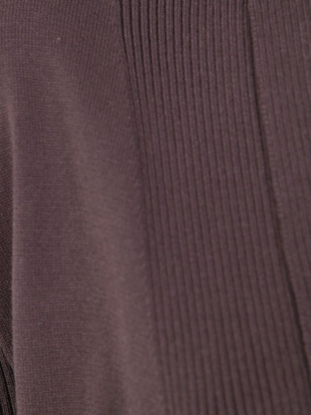 ribbed open-front cardigan - 3