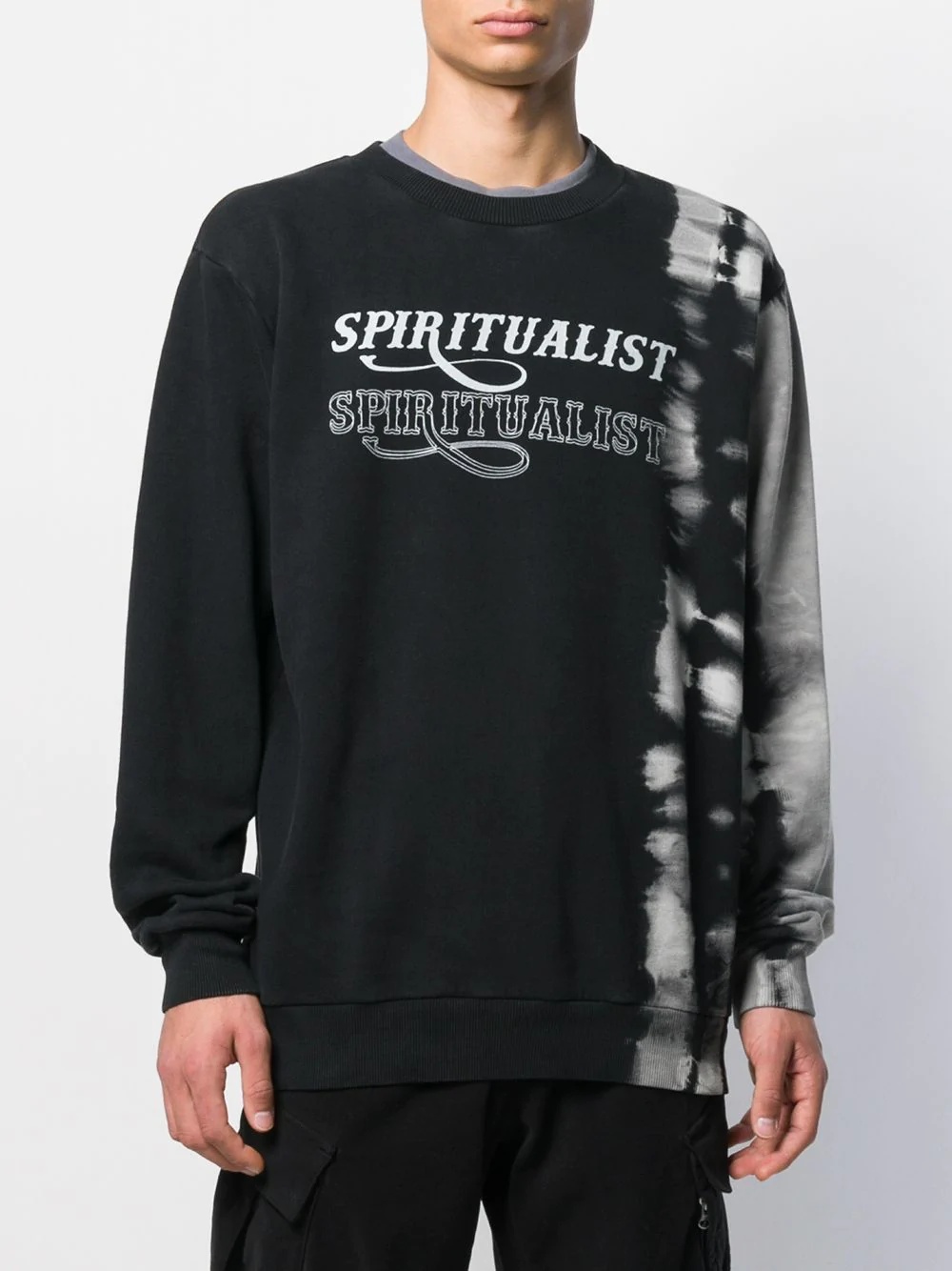 tie-dye print spiritualist sweatshirt - 3