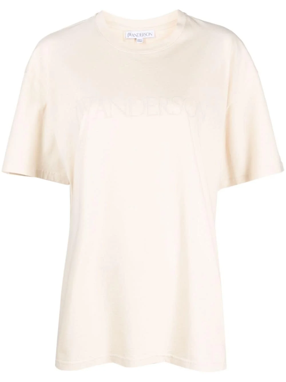 logo-embroidered cotton T-shirt - 1