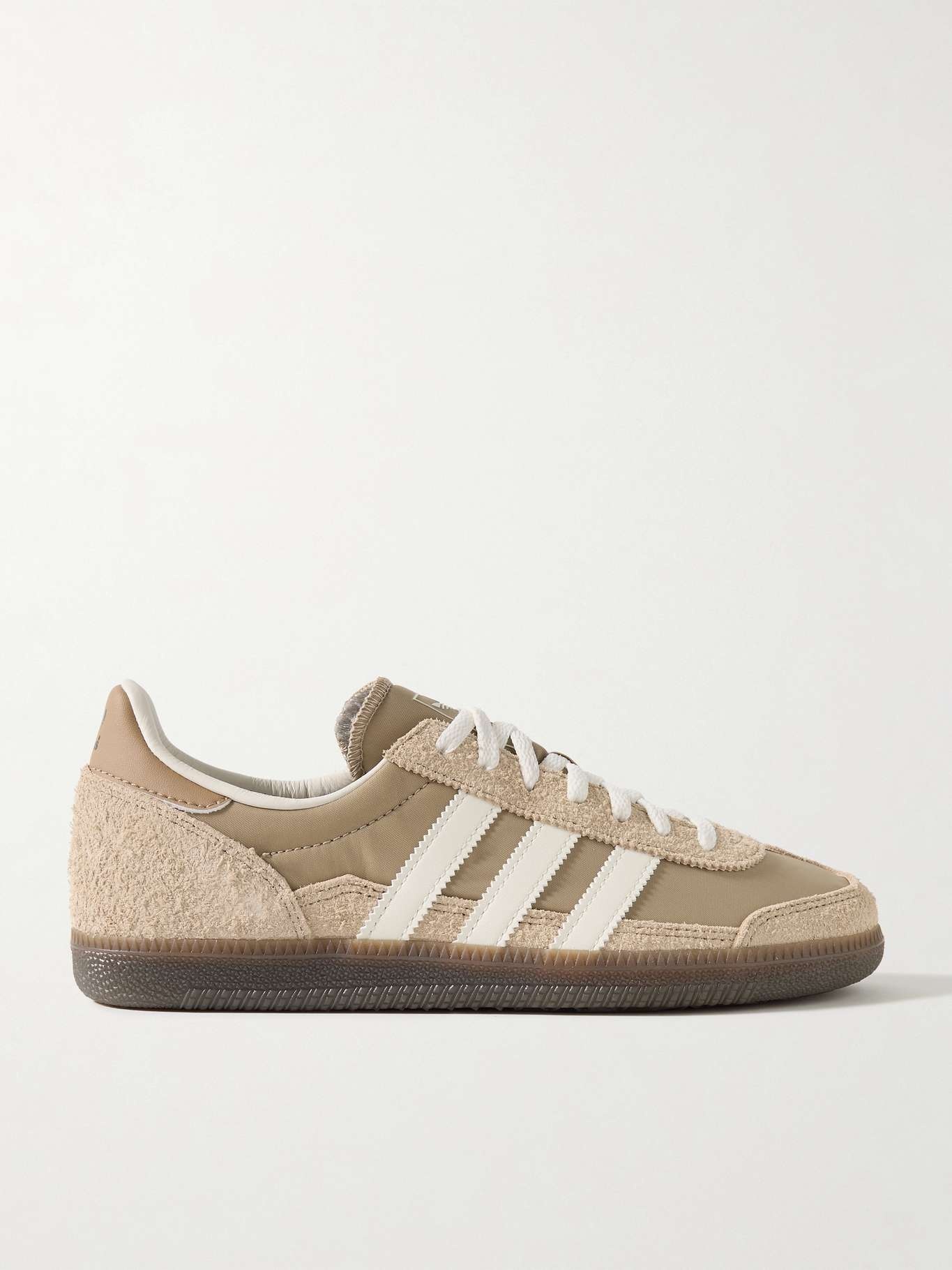 Wensley Spezial leather-trimmed suede and shell sneakers - 1