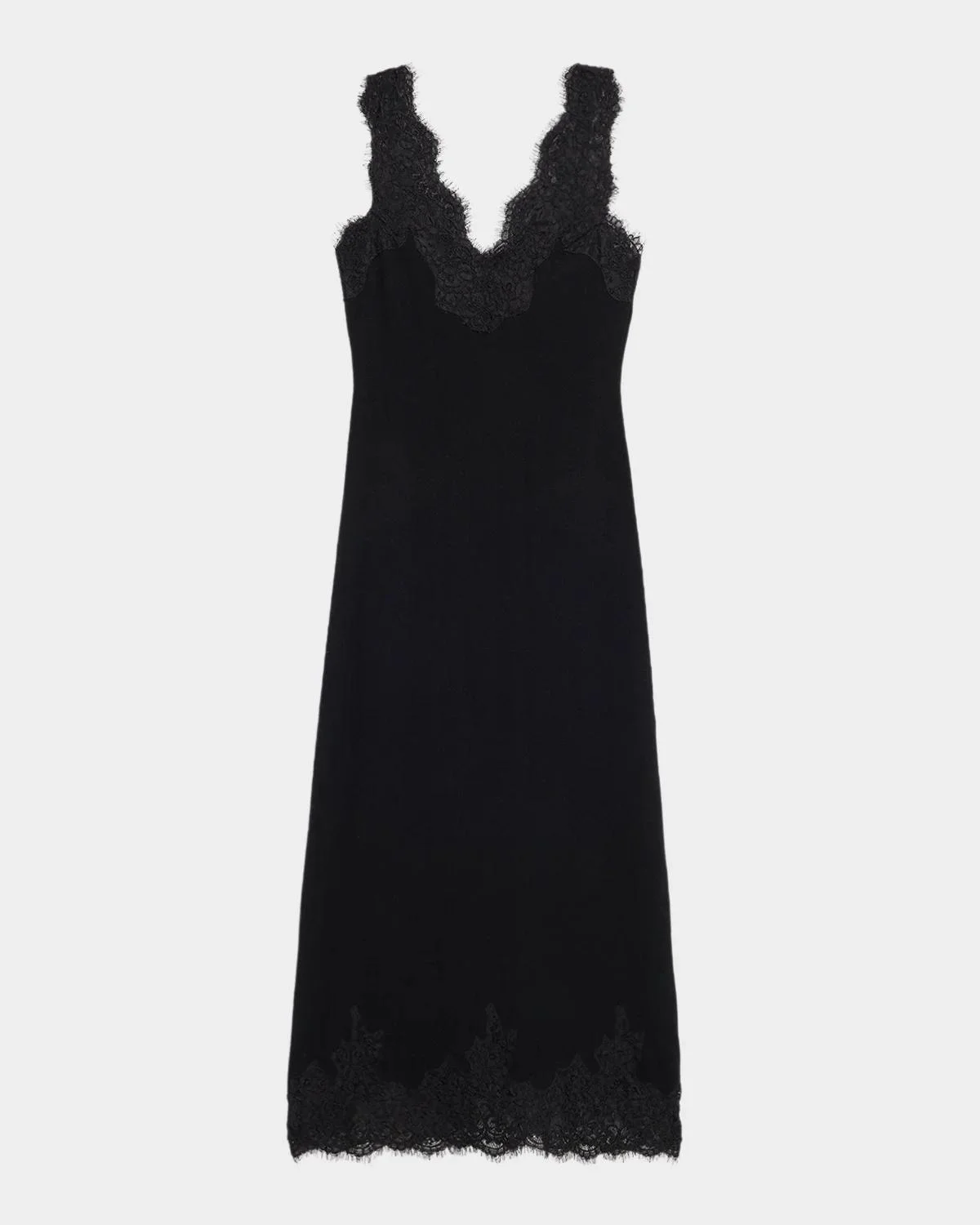 Zinnia Lace-Trim Maxi Dress - 1