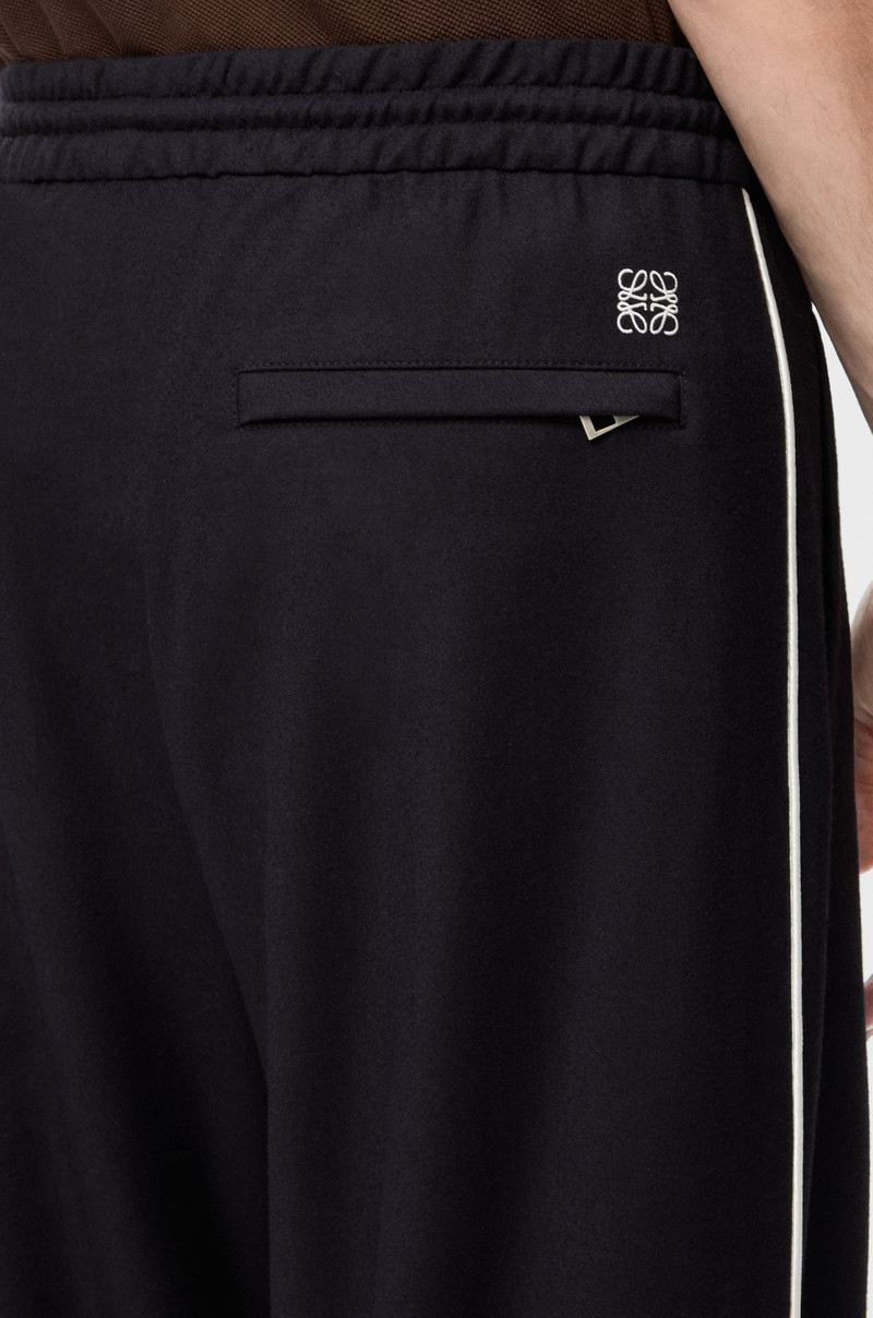 Drawstring trousers in wool 5