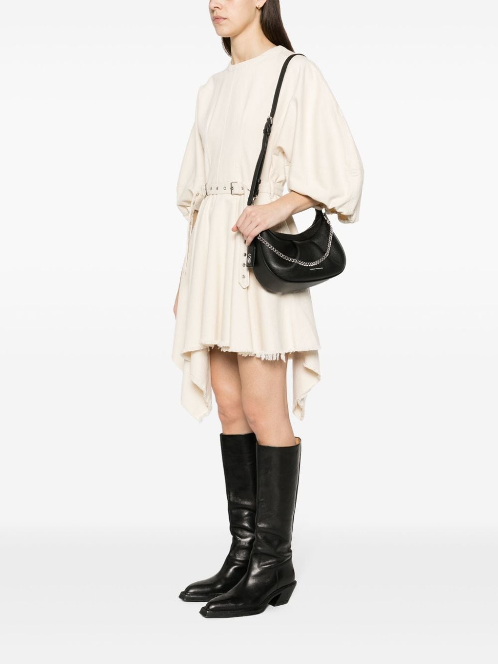 Stellar Crescent leather shoulder bag - 2