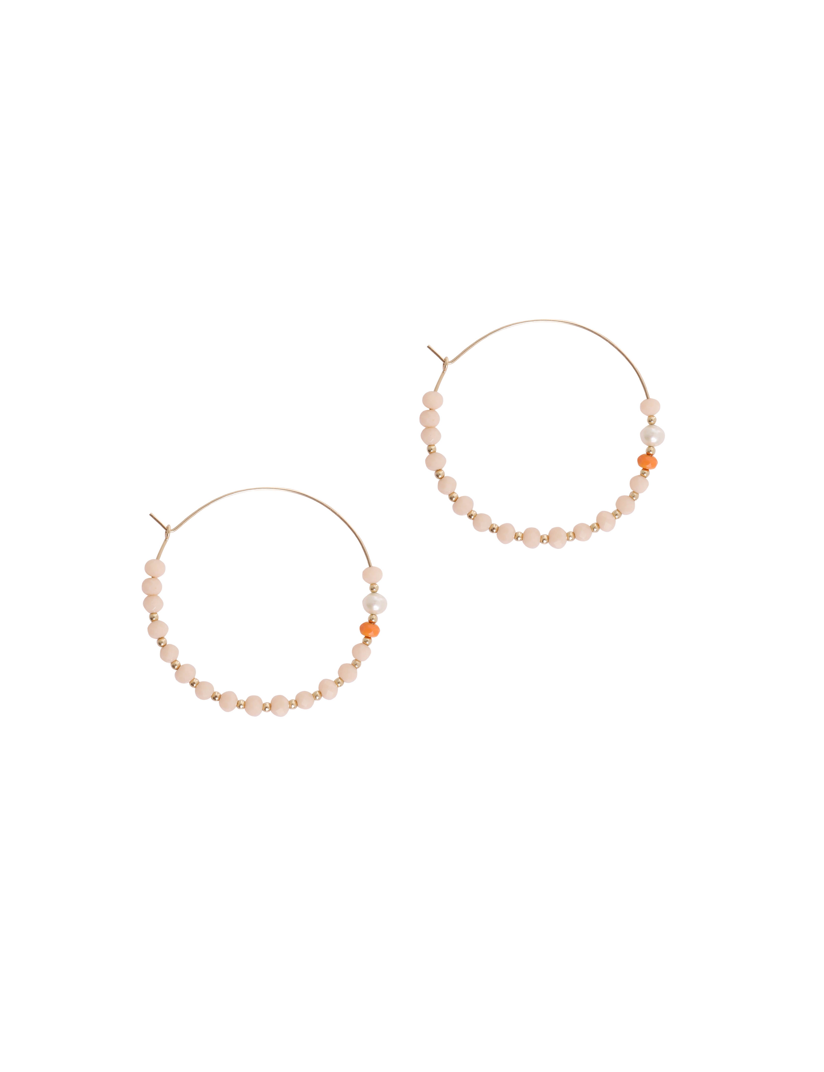 BEADED HOOPS - 1