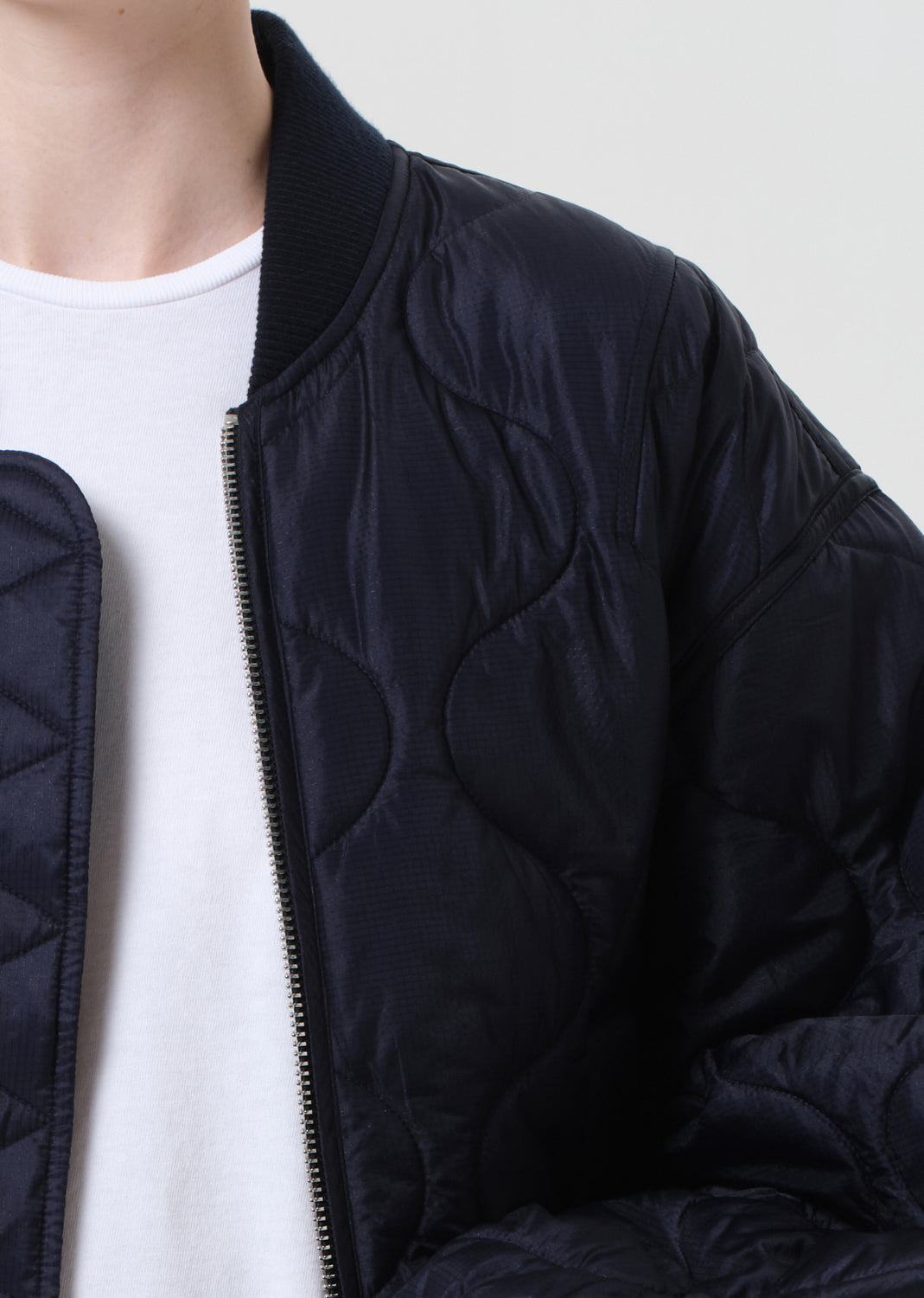 ISLA QUILTED JACKET IN INK - 5