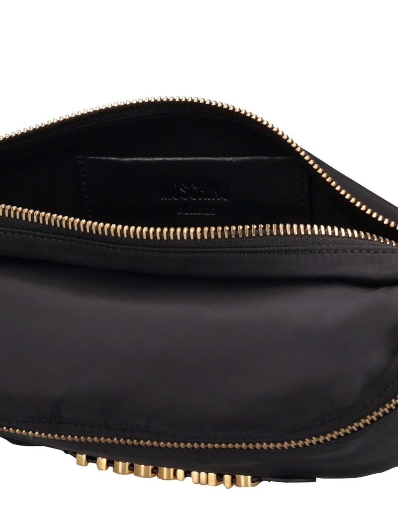 Multi-pocket nylon belt bag - 5