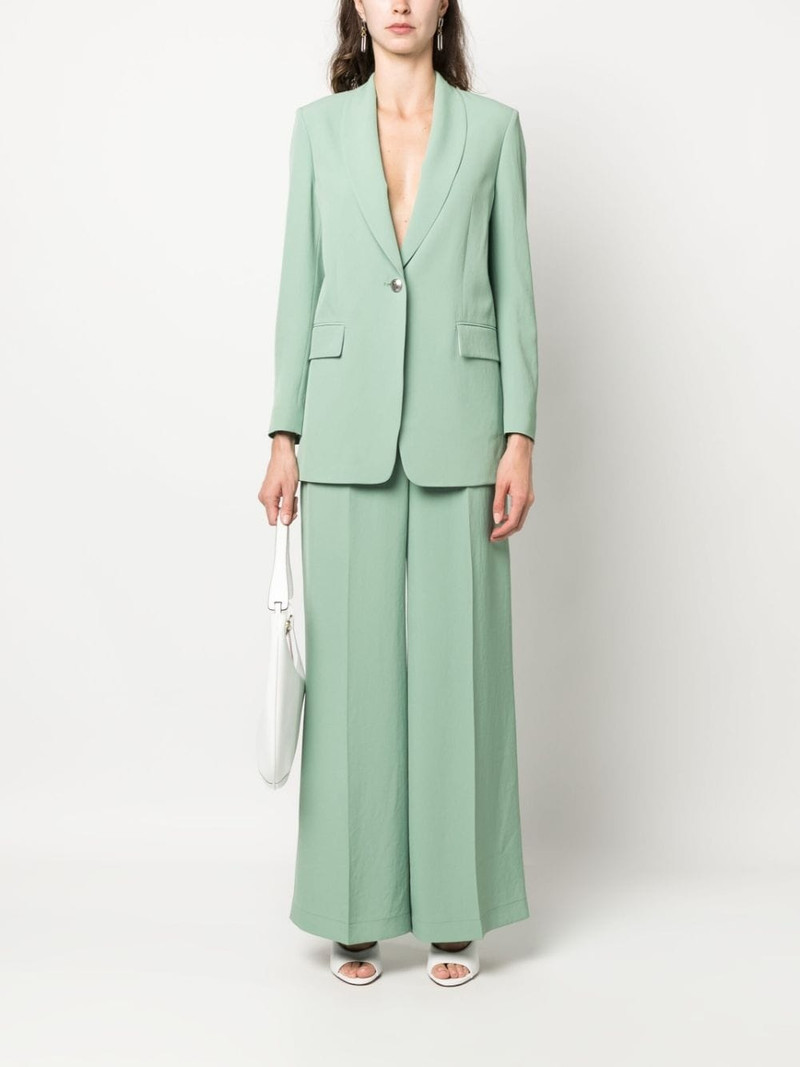 BOSS single-breasted belted blazer outlook