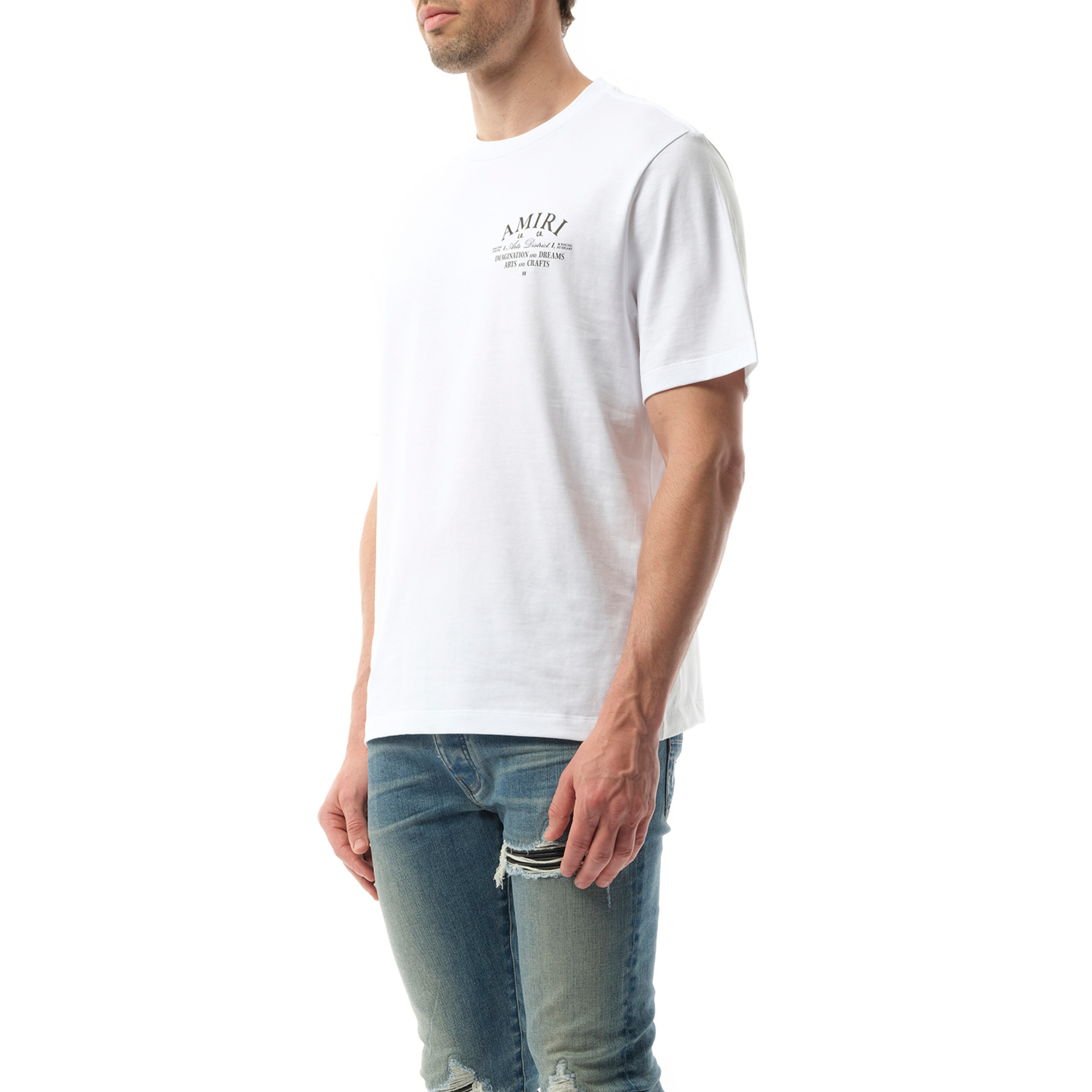 Amiri Arts District T-Shirt in White - 5