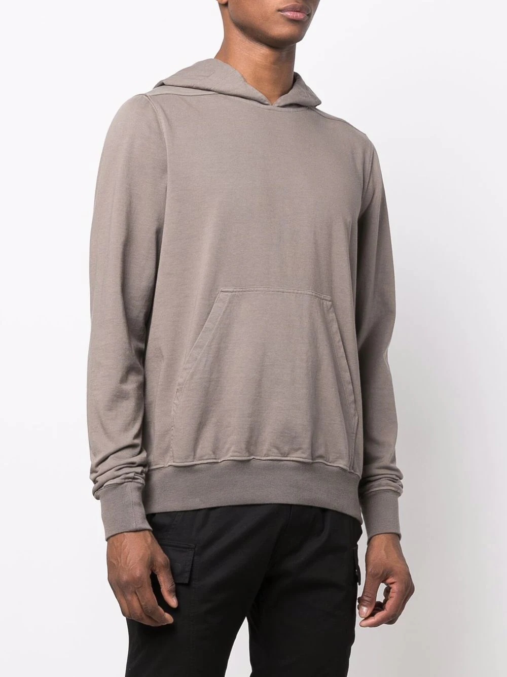 relaxed rear drawstring hoodie - 3