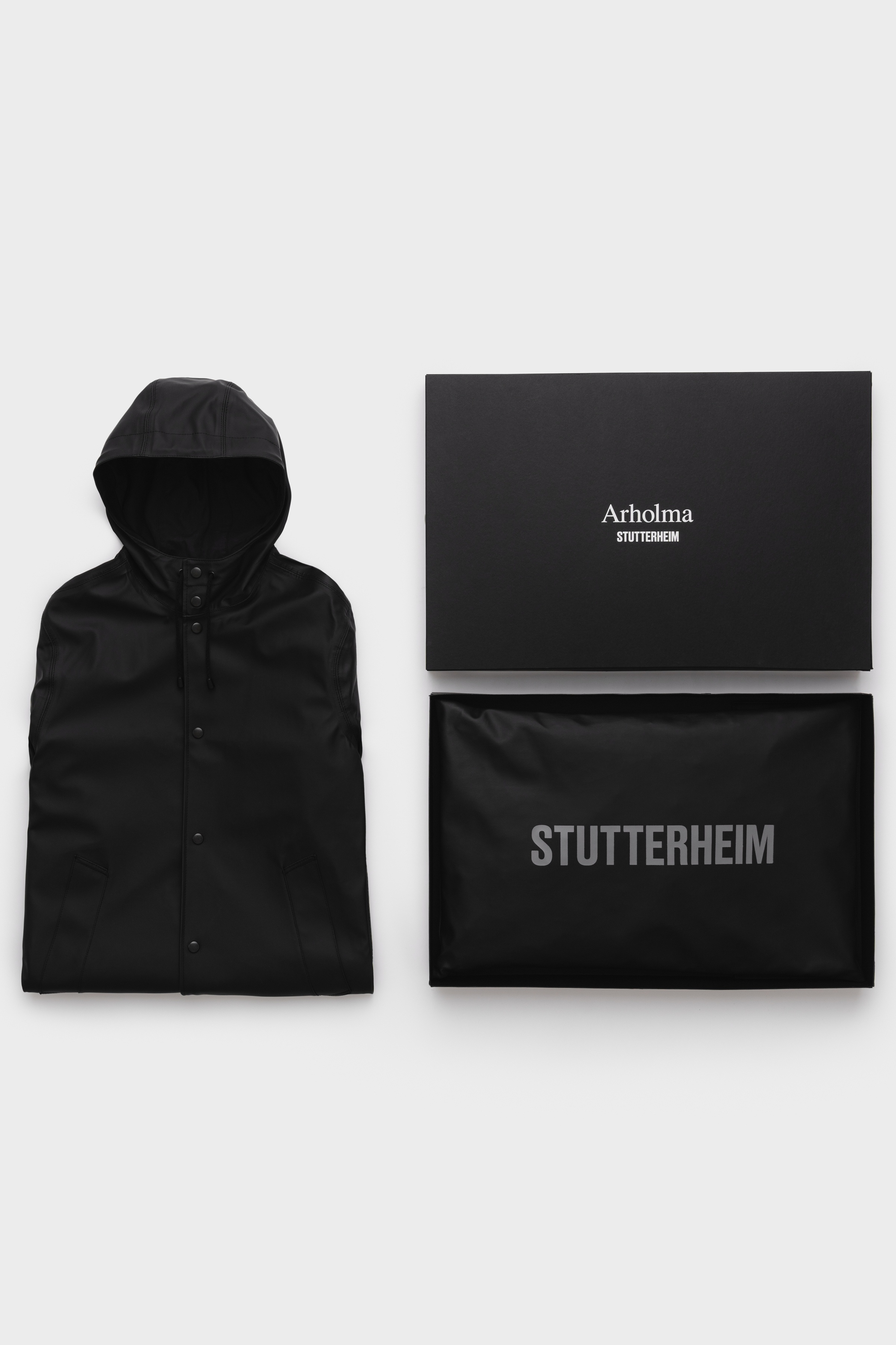 Arholma Raincoat Black - 12