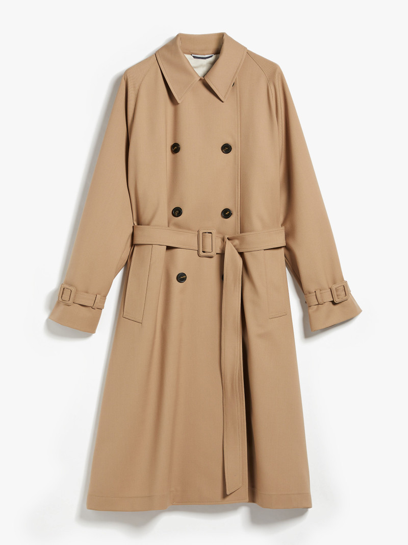 CANDIDA Double-breasted trench coat in showerproof fabric - 1