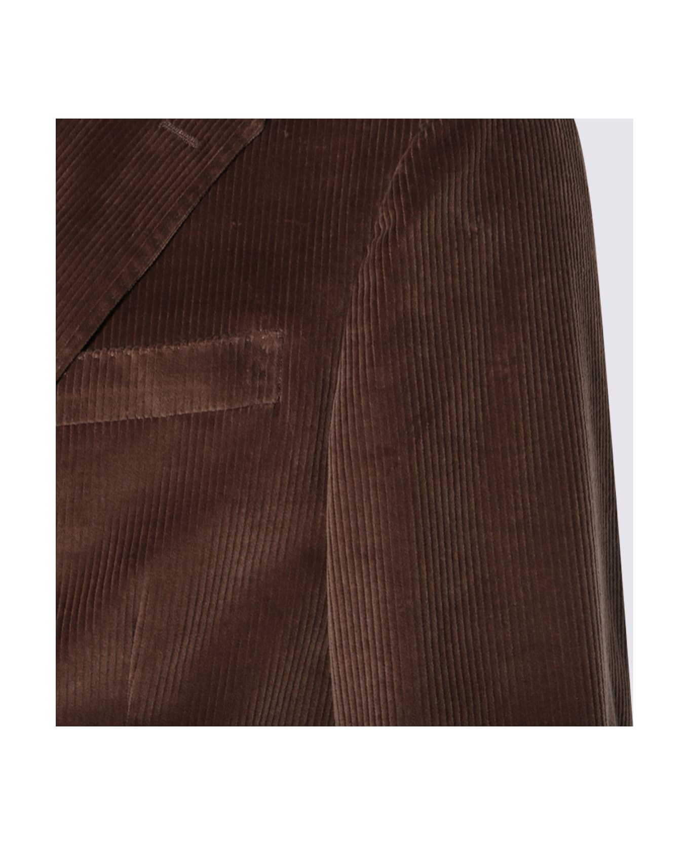 Brown Cotton Suit - 4