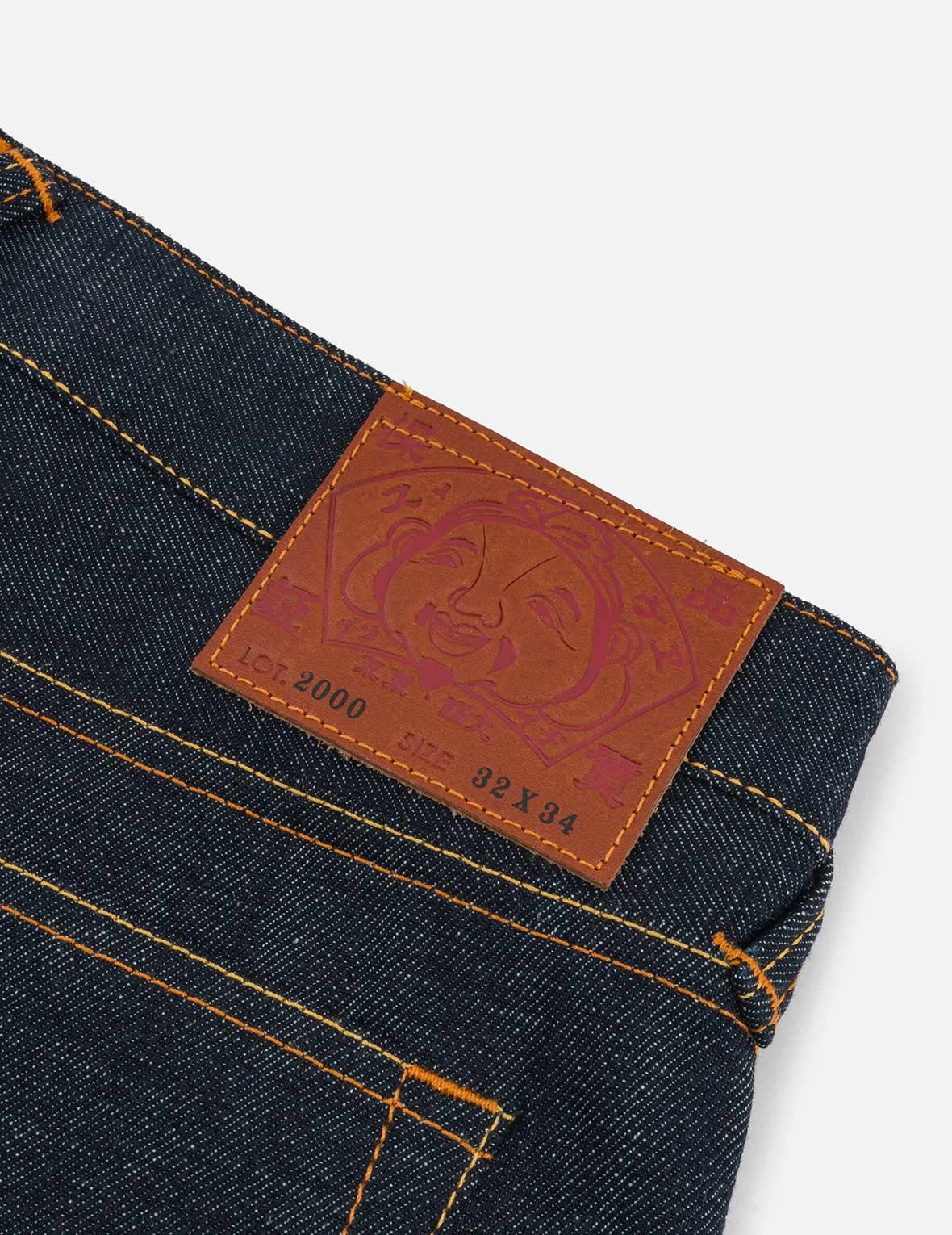 Multi-Pocket with Brocade Patch Regular Fit Jeans #2000 - 12